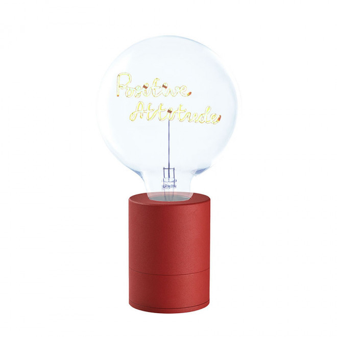 AMPOULE PERSONNALISEE 2 LIGNES 'LAMPUN'