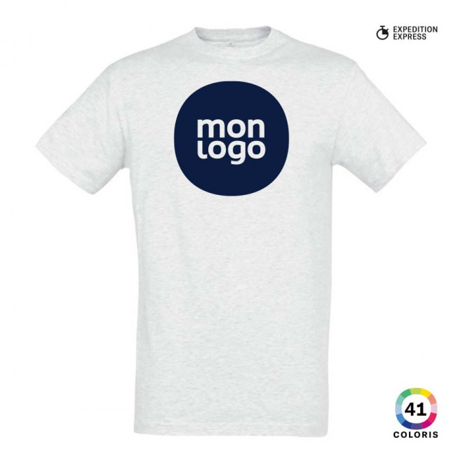 TEE SHIRT PUBLICITAIRE HOMME 'REGENT' EXPÉDITION EXPRESS 72H