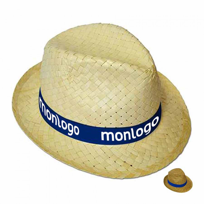 CHAPEAU DE PAILLE PERSONNALISE 'BRAZ EU' EXP 8J