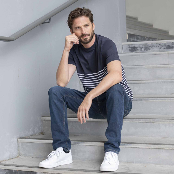 TEE SHIRT PUBLICITAIRE MC MIXTE PEN DUICK® 'MARINO'