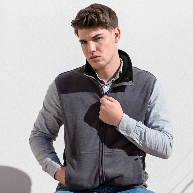 BODYWARMER POLAIRE 280G PERSONNALISABLE 'COLARI'