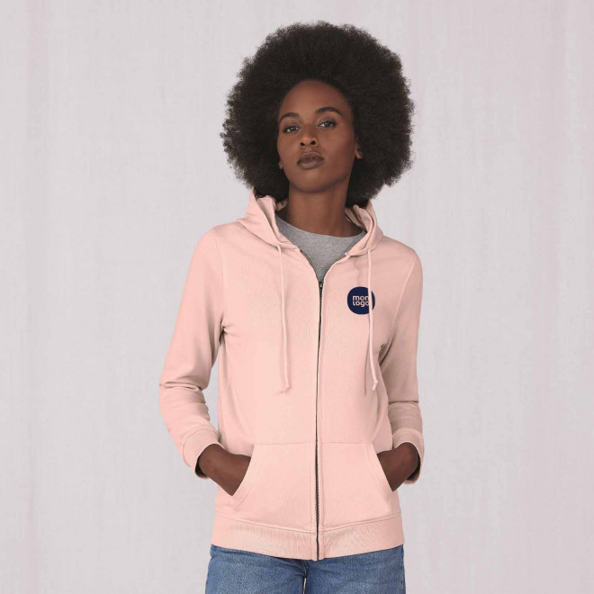SWEAT ZIPPE PERSONNALISABLE FEMME B&C® 'HARISTO'