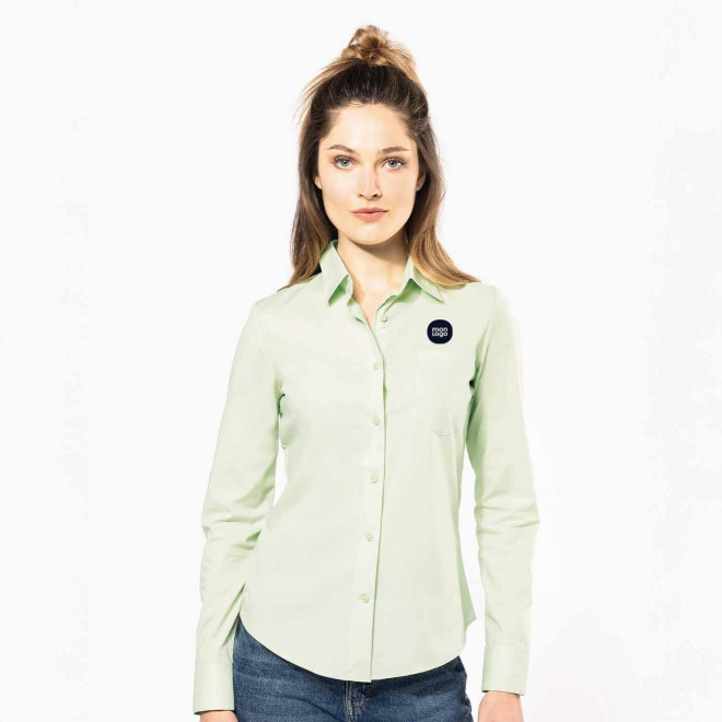 CHEMISE PUBLICITAIRE FEMME ML 'KARIBAN'