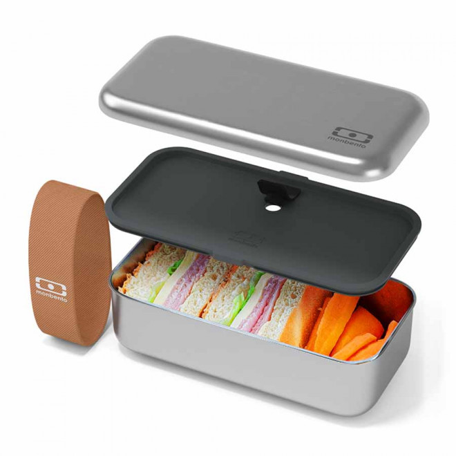 LUNCH BOX PERSONNALISABLE ACIER MB SENSE MONBENTO® 'RIOM'