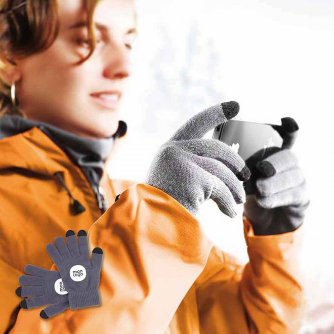 GANTS TACTILES PERSONNALISABLES ADULTE 'GANOU'