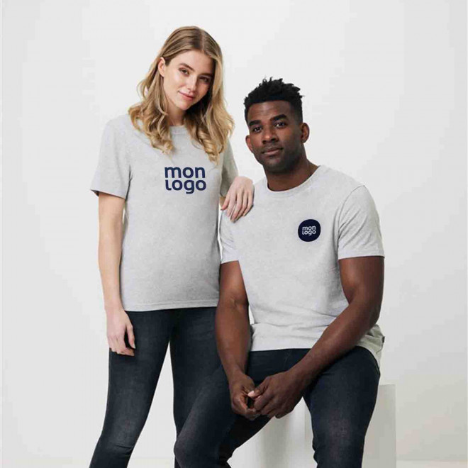 TEE SHIRT PERSONNALISABLE MIXTE NON TEINT IQONIQ 'MANUEL'