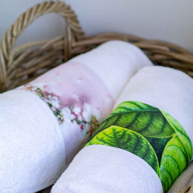 SERVIETTE PERSONNALISABLE SUBLIMATION 30x50 'LITA'