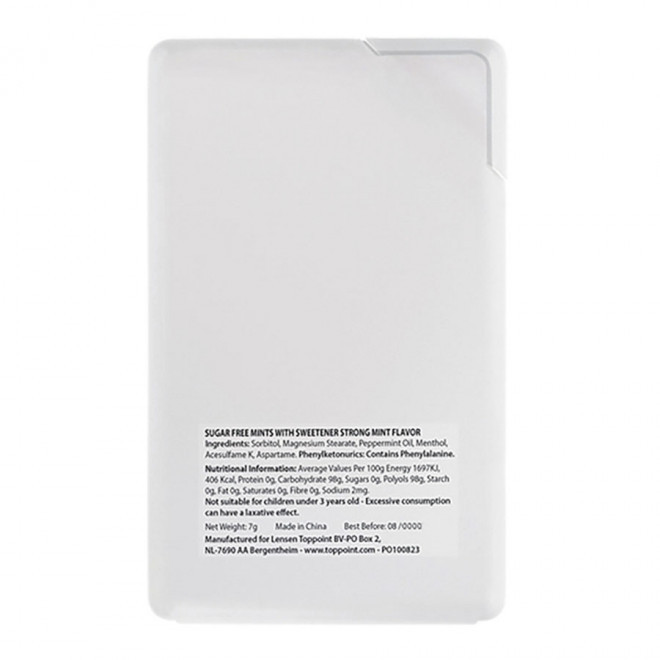 BOITE PERSONNALISABLE BONBONS 'CARDY REC' 4J