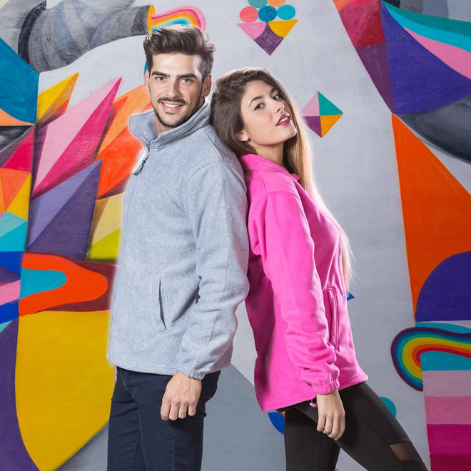 POLAIRE PERSONNALISABLE ZIPPÉE 280G 'COLARI'