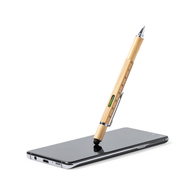 STYLO PERSONNALISABLE MULTIFONCTIONS BAMBOU 'SAURILO'