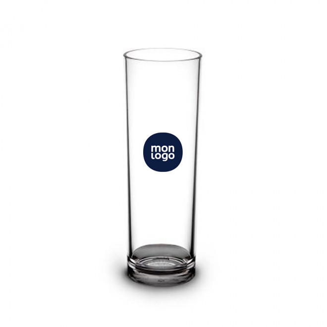 VERRE TUBE PERSONNALISABLE 200 ML 'LONGO DRINKO'