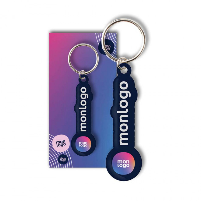 PORTE CLÉS JETON PERSONNALISABLE SUR MESURE 'CADDYLOU'