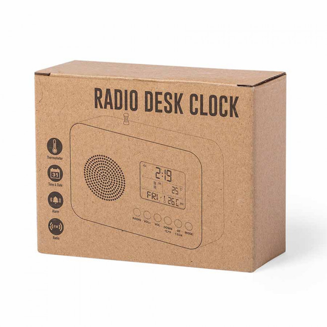 HORLOGE REVEIL RADIO PUBLICITAIRE 'TULIX'