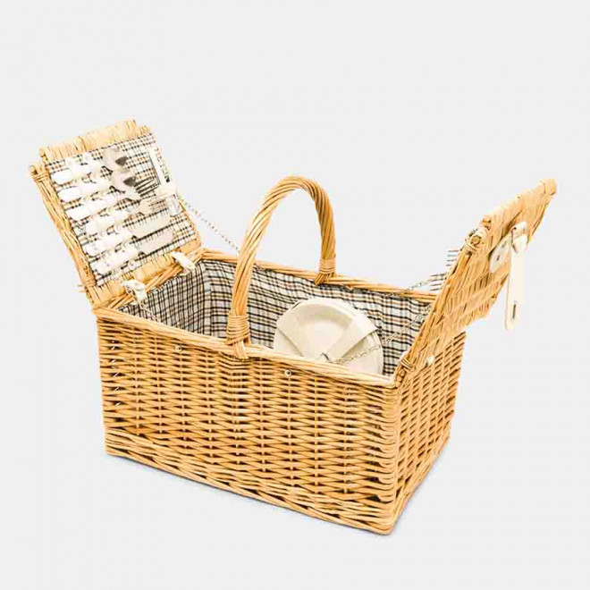 PANIER PIQUE NIQUE PERSONNALISÉ POUR 4 PERSONNES 'VIVI+'