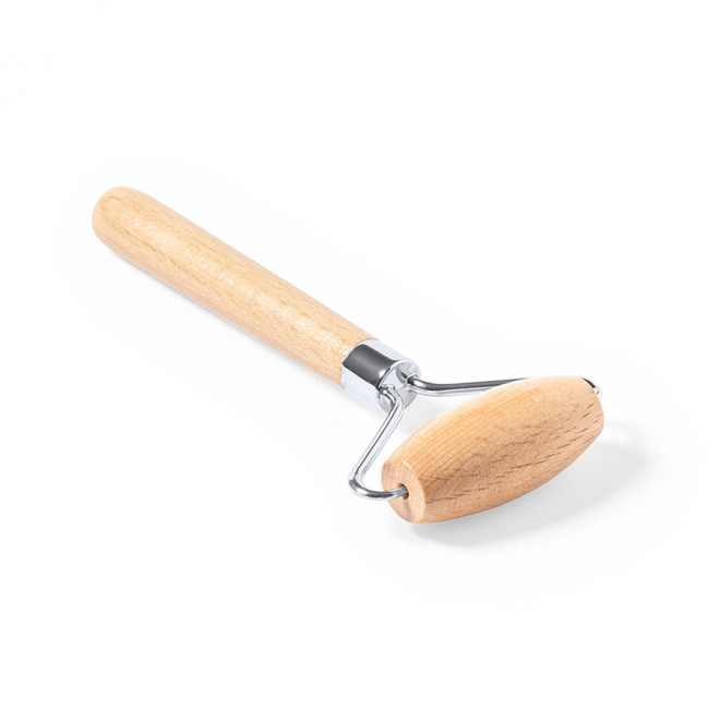 ROULEAU DE MASSAGE PUBLICITAIRE POUR VISAGE EN BOIS 'REPO'