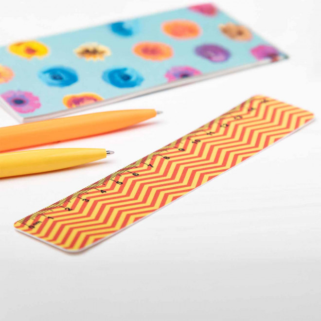 RÈGLE BLANCHE SOUPLE PERSONNALISABLE DE 15CM 'REGLAS'