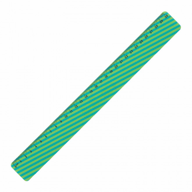 RÈGLE BLANCHE SOUPLE PERSONNALISABLE DE 30CM 'REGLAS'