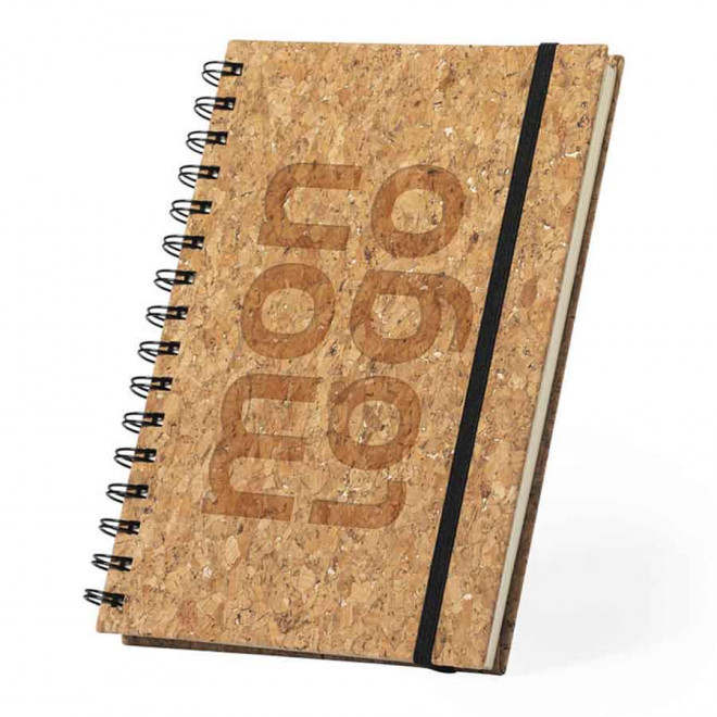 CARNET EN LIÈGE SPIRALE 'SPIRALI' 