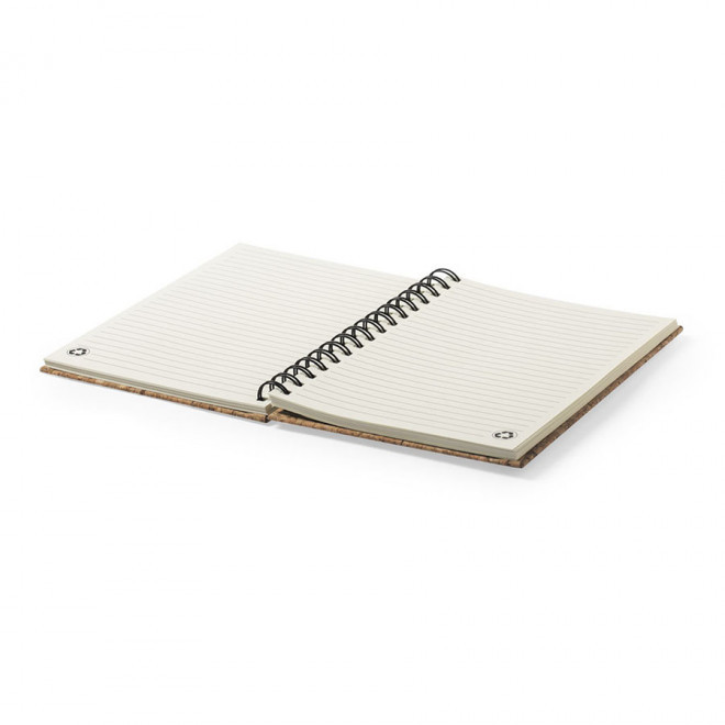 CARNET EN LIÈGE SPIRALE 'SPIRALI' 