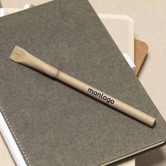 STYLO PUBLICITAIRE EN PAPIER RECYCLE 'PAPELO' RAPIDE 4J 