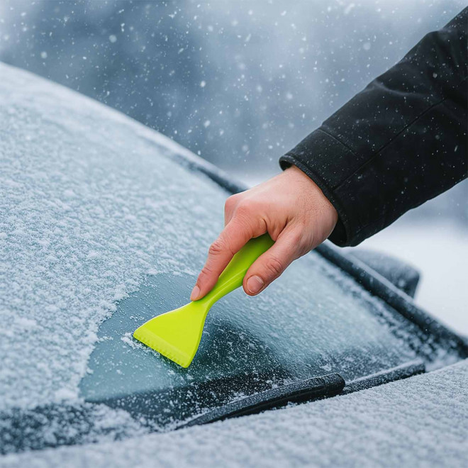 GRATTOIR PARE BRISE GANT PERSONNALISABLE 'CIMES'