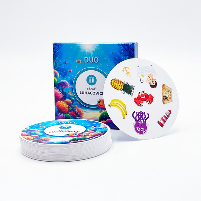 JEU CARTES RONDES PERSONNALISABLE 'DOOWY'