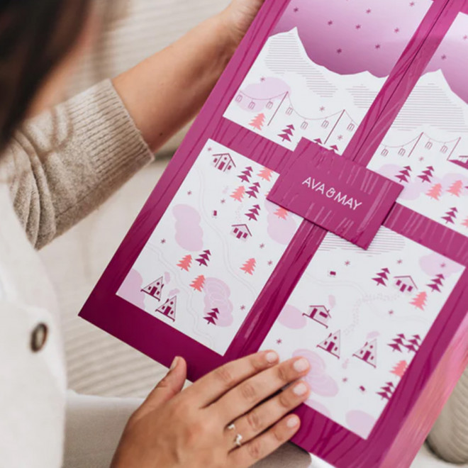 CALENDRIER DE L AVENT PERSONNALISABLE 'AVA MAY'