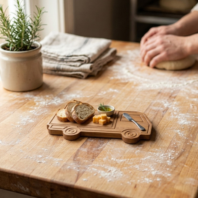 PLANCHE A DECOUPER HETRE PERSONNALISABLE 'BEECH CAMION'
