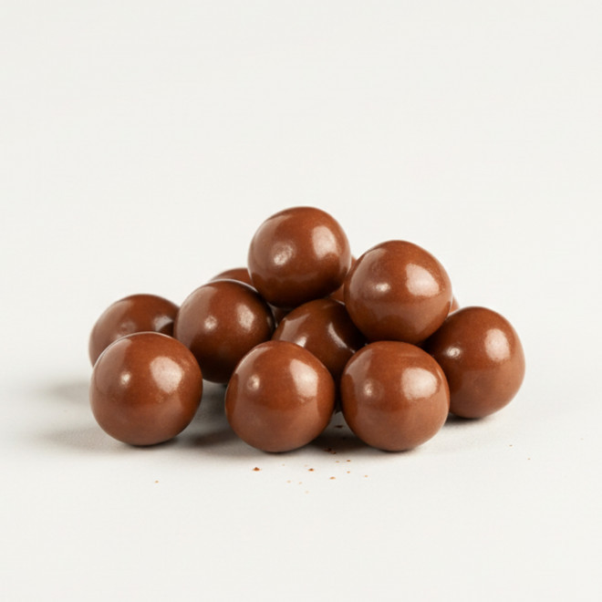 SACHET DE 10G DE BILLES AU CHOCOLAT PERSONNALISABLE 'SHOKI'