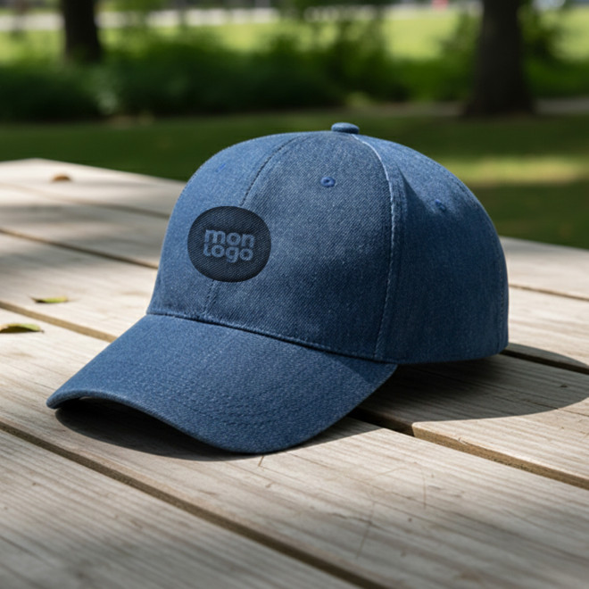 CASQUETTE EN JEANS PERSONNALISABLE 'DENIMCAP RECYCLE'