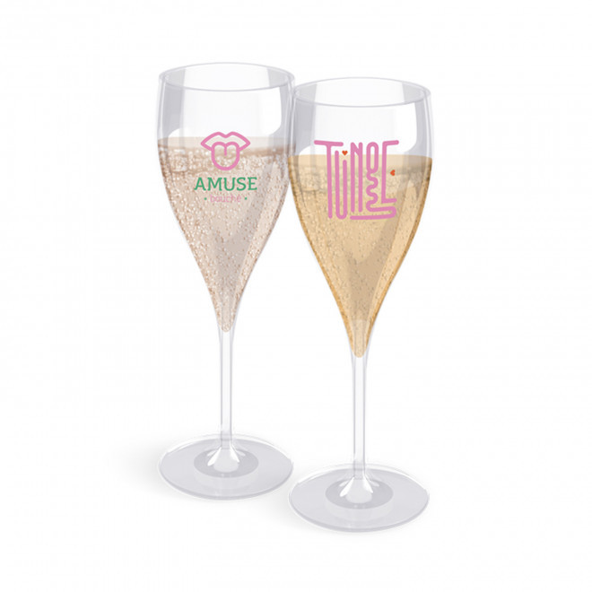 FLUTE DE CHAMPAGNE FRANCE 16CL PERSONNALISEE 'SERULI' 