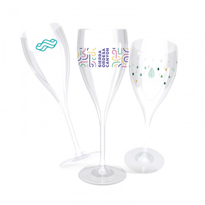 FLUTE DE CHAMPAGNE FRANCE 16CL PERSONNALISEE 'SERULI' 