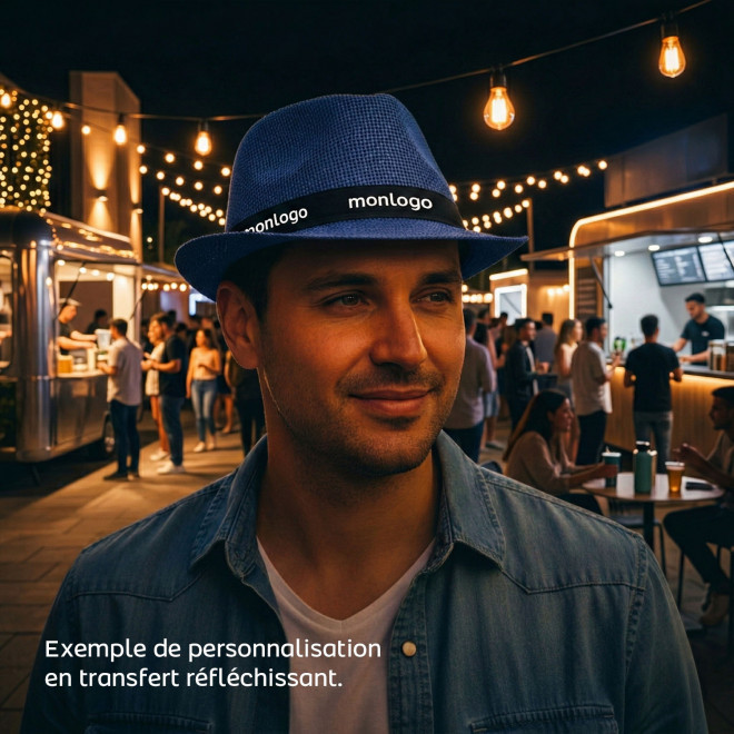 CHAPEAU PERSONNALISABLE 'COBOCHIC PAILLE COLOR'