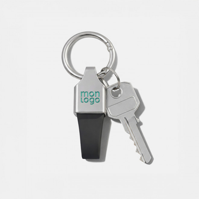 PORTE CLE AUTOMOBILE EN PU PERSONNALISABLE 'ZELIOS'