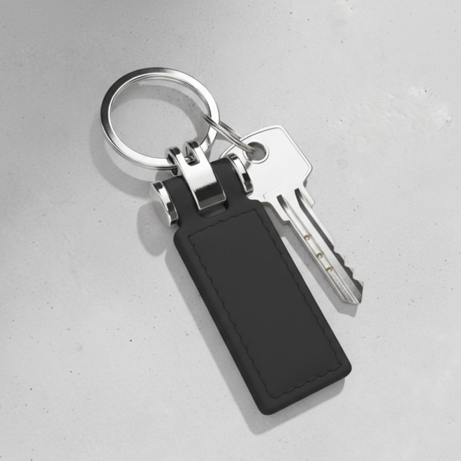 PORTE CLE AUTOMOBILE EN PU PERSONNALISABLE 'ZELIAS'