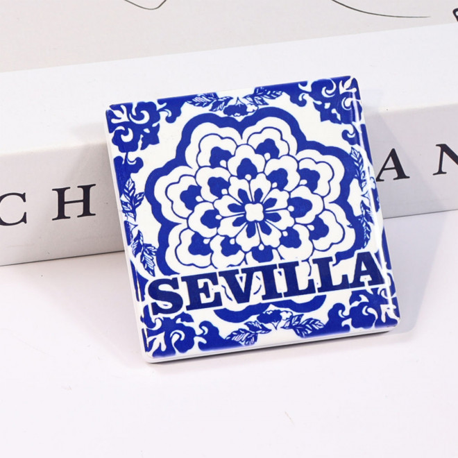 MAGNET EN CERAMIQU PERSONNALISABLE 'BARCELONA'