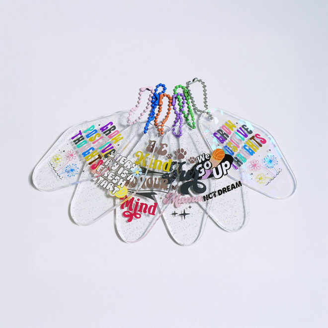 PORTE CLE PUBLICITAIRE MOTEL ACRYLIQUE 'SYDNEY CLEAR'