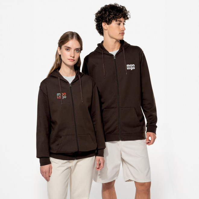 SWEAT SHIRTPERSONNALISABLE ZIPPE MIXTE 'KARIHOOD ZIPPE'