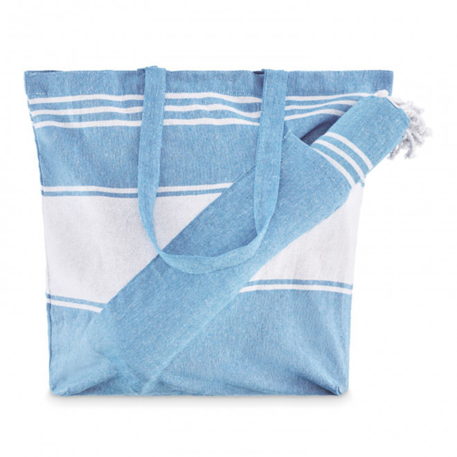 SET FOUTA SAC PERSONNALISE 'CAREO PLAGE' MARQUAGE ESAT