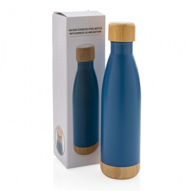 BOUTEILLE ISOTHERME PERSONNALISÉE 520 ML BAMBOU 'NOIBAM'