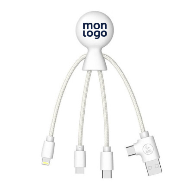 EXPRESS 72H   CÂBLE DE CHARGEMENT PERSONNALISÉ XOOPAR® 'MR BIO SMART NFC' 