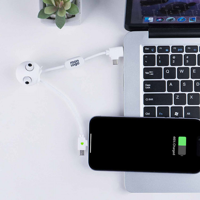 CABLE ANTI STRESS PERSONNALISABLE 4 EN 1 'OCTOBY'