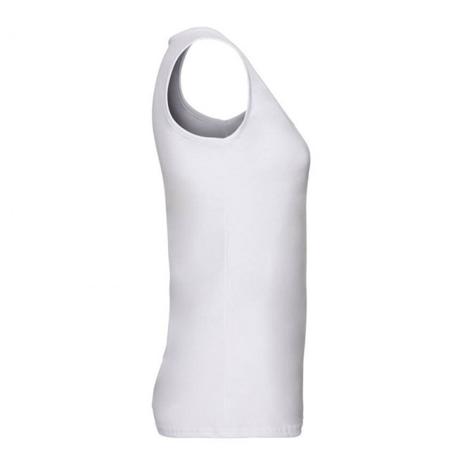 DÉBARDEUR PERSONNALISÉ FEMME BLANC 'CORSICA' 160 GR/M²