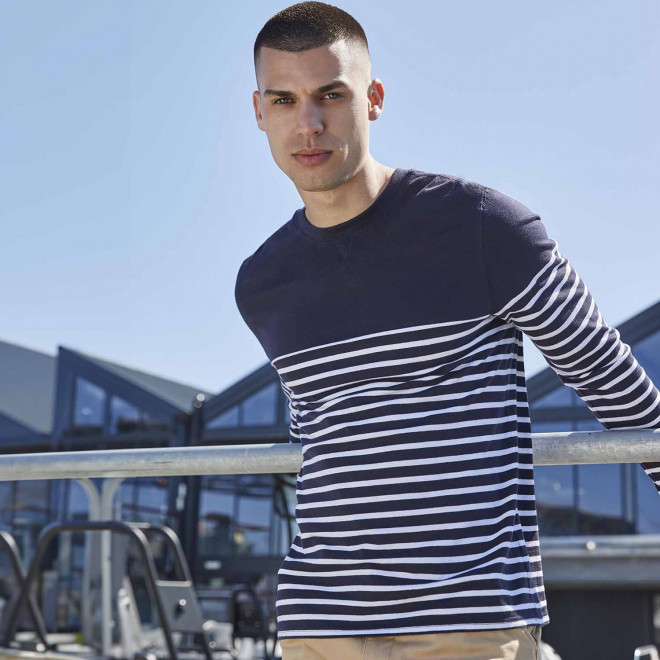 TEE SHIRT MARINIÈRE PUBLICITAIRE MIXTE 'BRETON ML'