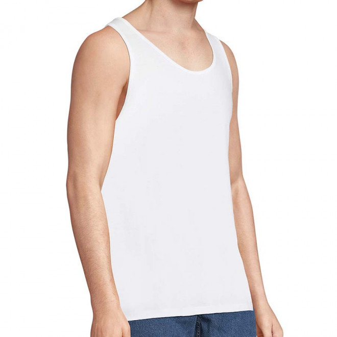 DEBARDEUR PERSONNALISE MIXTE BIO BLANC 'CRUSADER TT'