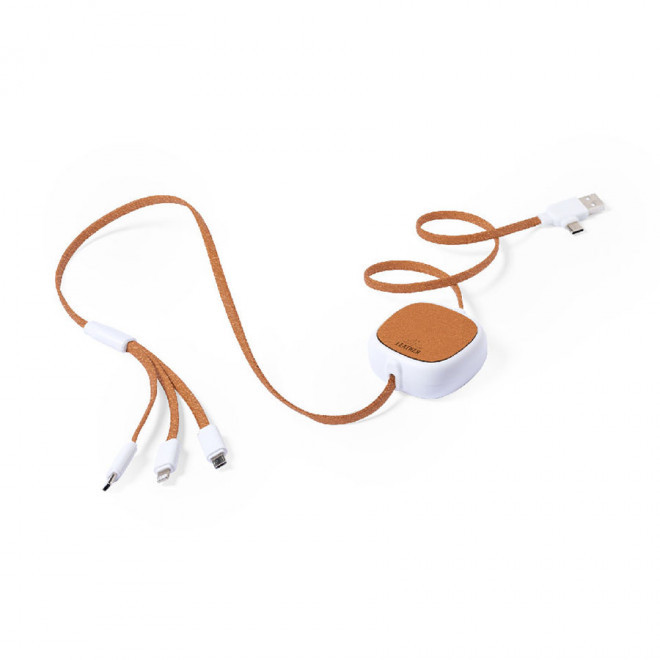 CABLE EN CUIR RECYCLE PERSONNALISABLE 'TARIA'