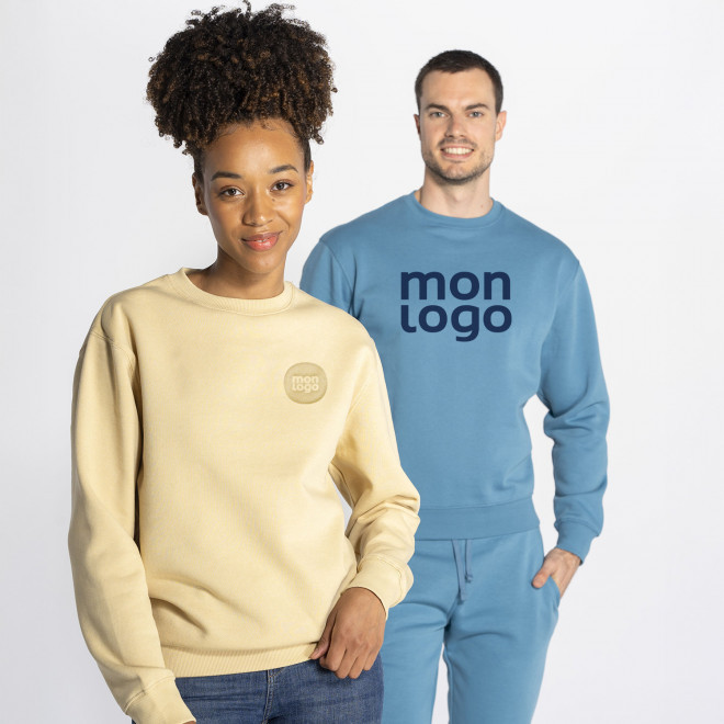 SWEAT SHIRT MIXTE COL ROND JHK PERSONNALISABLE 'CORE 290'