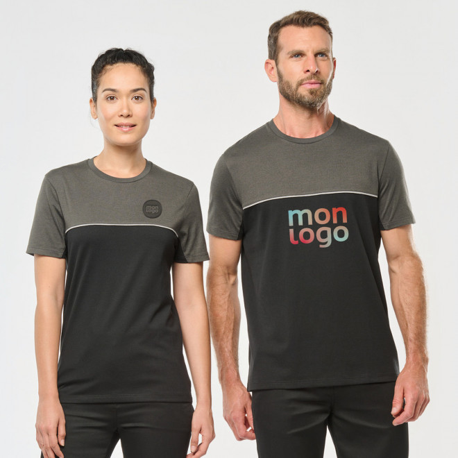 TEE SHIRT DE TRAVAIL MIXTE PERSONNALISABLE 'WORKSHARP'