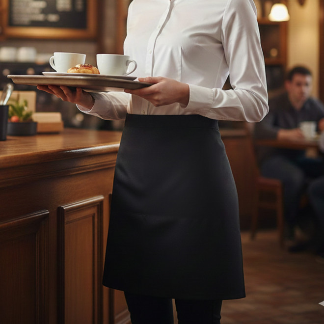 TABLIER MI LONG KARLOWSKY PERSONNALISABLE 'WAIST APRON'