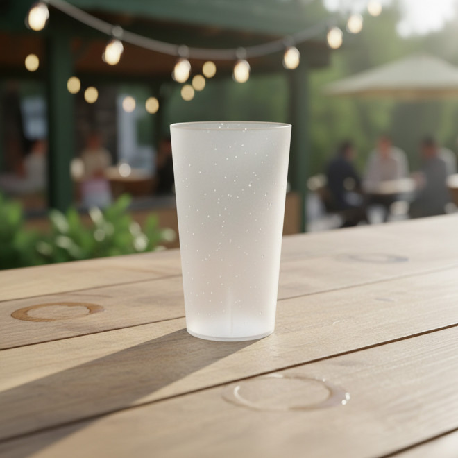 GOBELET QUADRI 30 CL PERSONNALISABLE 'CUP BUDGET'